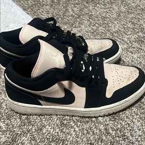 Nike Air Jordan Low Black and Tan Sneakers